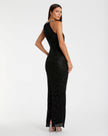 Sleeveless High Neck Column Gown
