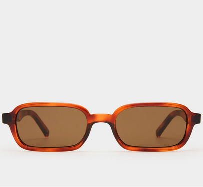 Sleek Black Oval Retro Sunglasses