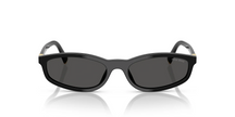 Black Oval Retro Chic Sunglasses