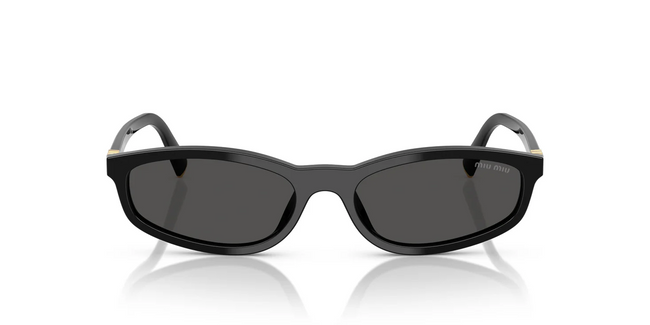 Black Oval Retro Chic Sunglasses