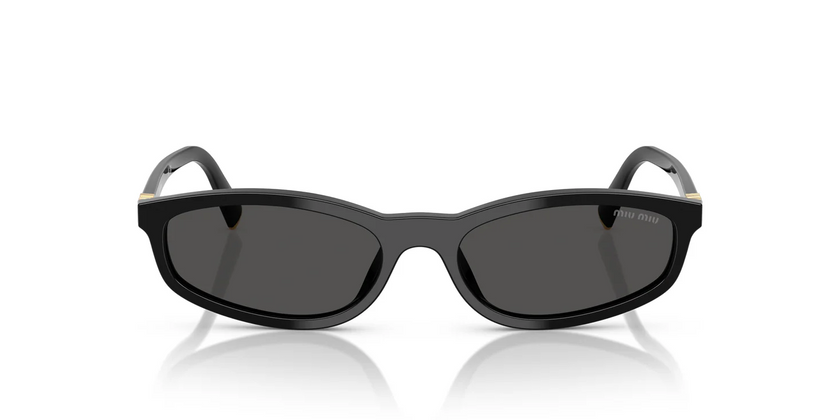 Black Oval Retro Chic Sunglasses