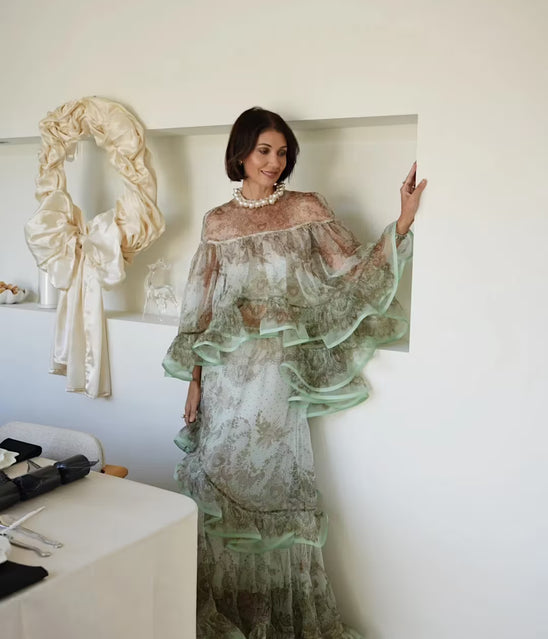 Crush Top & Maxi Skirt Set